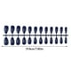 thumbnail image 5 of 24 piezas de uñas postizas Soidarity Accesorio de moda para mujer Azul oscuro, 5 of 5