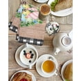 thumbnail image 4 of Easter Kitchen Dish Towels for Drying Dishes Set of 3, Spring Colorful Eggs Flower Leaf Wood Grain Plaid Waffle Weave Microfiber Hand Tea Bathroom Towels Quick Dry & Absorbent Towel 15.7x23.6, 4 of 7