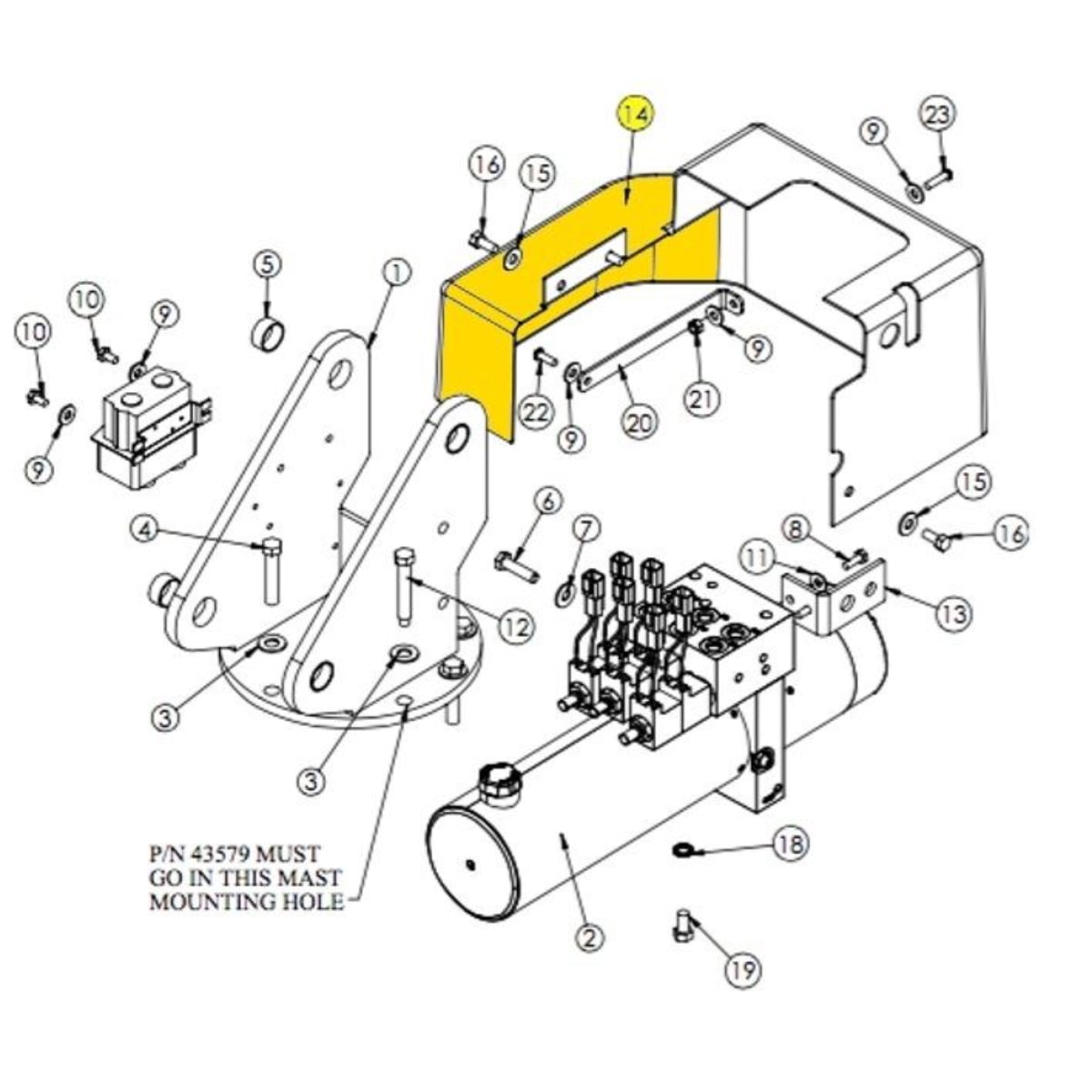 Stellar 44475, Plastic Shroud Cover for EC3200 thru EC6000 Cranes