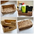 thumbnail image 4 of Cesta de almacenamiento decorativa, cesta tejida para cosméticos, artículos diversos, bolsitas de té., 4 of 7