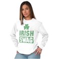 thumbnail image 4 of Irish Swag St Patrick's Day Shamrock Long Sleeve TShirt Men Women Brisco Brands X, 4 of 6