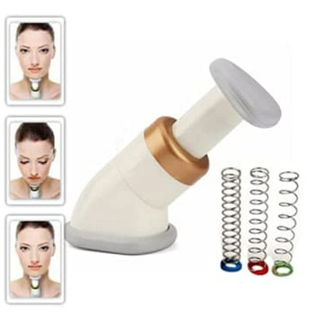 Neck Sizing and Shaping Massager System, Double Chin Remover Facial Neck Line Exerciser Chin Massager, Face Lift Thin Chin Double Chin Reducer, Workout for Men and Women