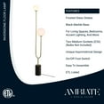 thumbnail image 3 of Sunshine Lighting B3167077 Ambiate Inversione Modern U-Shaped Floor Lamp E26 Base - 40W - Black & Gold, 3 of 5