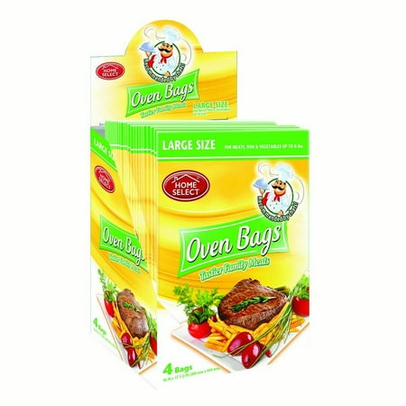 Home Select Oven Bags, Large Size, 4 Ct