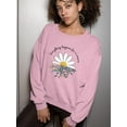 thumbnail image 2 of For A Reason Daisy Sweatshirt Women -Image by Shutterstock, Female Small, 2 of 4