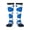 3 Black, variant on Scottish Flag Knee High Socks for Women Long Leg Warmers Socks