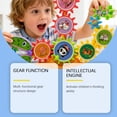 thumbnail image 6 of Japceit Electric Gear Building Block Set Dinosaur Educational Toy Interactive Construction Kit For Kids Early Learning Development Creative Play, 6 of 9