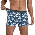 thumbnail image 2 of Kdxio Men's Boxer Briefs with Snow Penguin Print - Comfortable and Breathable Underwear for Everyday Wear, 2 of 7
