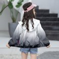thumbnail image 7 of Vividxx Girl Winter Coats Kids Boys Girls Sun Tie Dye Sunscreen Hoodie Jacket Toddler Lightweight Summer Breathable Party Outerwear Jackets Tops 9-10 Years, 7 of 7