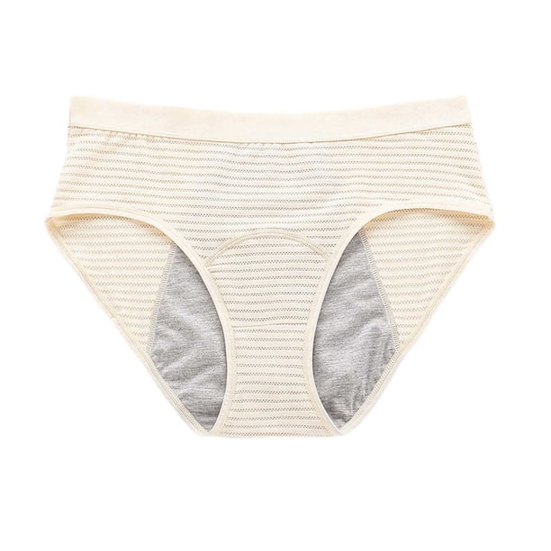 Braguitas menstruales de talla grande para mujer: ropa interior cómoda, a prueba de fugas y de cintura alta con diseño que realza las caderas, para 40-80 kg