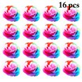 thumbnail image 1 of 16PCS Soap Flowers Colorful Rose Soap Scented Bath Soap for Valentine Wedding, 1 of 10