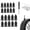 20pcs, variant on Tire Repair Rubber Nails Kit with 2 Sizes, Vacuum Tire Repair Kits Spiral Rubber Nails, Quick Emergency Flat Tire Puncture Repair Tool for Car Motorcycle Truck SUV Bike Motorcycle Truck