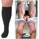 thumbnail image 3 of Medias de compresión de talla grande de 20 a 30 mmHg para hombres y mujeres, pantorrilla ancha, extragrandes para circulación, 3 of 5