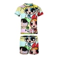 thumbnail image 5 of The Powerpuff Girls Boys 2-Piece Swimsuit Set Bathing Suit Short Sleeve Swimwear Sets with Swim Trunk 8-10Y(130cm), 5 of 7