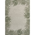 thumbnail image 2 of JONATHAN Y TUSCAN SUN 5 x 8 Area Rug, Isla Coastal Cottage Palm Frond Border - Green/Cream, TSN207B-5, 2 of 9