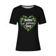 thumbnail image 2 of Mujeres Manga Corta de Verano Tops Impreso Sudadera Casual, Cuello Redondo Blusa Ligera para la Primavera Y el Verano, 2 of 6