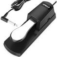 thumbnail image 1 of Piano Sustain Pedal - Universal Keyboard Foot Sustain Pedal for Yamaha, Roland, Casio, Korg MIDI Digital Pianos, Electronic Keyboard Synthesizer for Electric Organs, 1/4 Inch Jack, 1 of 7
