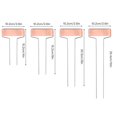 thumbnail image 3 of T-Type Nursery Garden Labels Label Stake Tags Plant Label Waterproof Stainless Steel T-type Tags Markers Plant Tags, 3 of 9