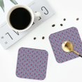 thumbnail image 4 of Naloa Anchors Coasters for Set of 4 - PU Leather Coasters, Coasters for Table Cup Tea Coffee Beer, Decorative for Kitchen Homedecor (Round), 4 of 6