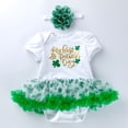 thumbnail image 2 of EnJoCho Toddler Sport Romper Baby Print Girls Boys Fall Short Sleeve St. Patric.k's Day Romper Bodysuit Dress Clothes Baby Kids Boys Trendy Casual Comfort Bodysuit Clothing, 2 of 7