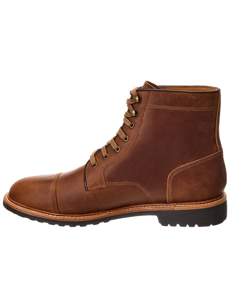 Warfield & Grand Cap Toe Leather Boot, 8.5, Brown - Walmart.com display picture 3