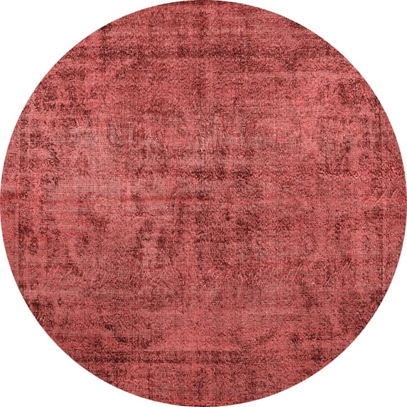 Ahgly Company Indoor Round Persian Red Traditional Area Rugs, 5' Round