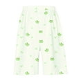 thumbnail image 6 of Cethrio Girls Outfit Sets, Printed Flutter Sleeve Soft T-Shirts and Shorts Sets Green Size 7T, 6 of 8
