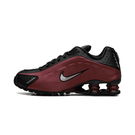 NIKE WOMENS Shox R4 Womens "Black Team Red" AR3565 009 AR3565 009 from Stadium Goods