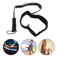 thumbnail image 1 of Surfboard Leash, 10ft 7mm TPU Rope with High Strength Steel Joints for Small to Medium Waves, Adjustable Touch Fastener for Surfing, 1 of 7