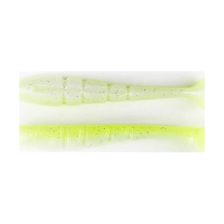 UPC: 0824590305075 | X Zone Fishing Lure 20835 3.5  Pro Series Mini Swammer Chartrse Pearl 8 Per Pack