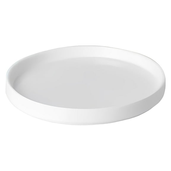 WMGHA Ceramic Plant Saucer for Pots Indoor, 7.1 Inch Scratch Prevention Tray, Decorative Plant Dishes for Flower Pots Base, Durable Water Catcher Drip Trays for Windowsill Garden Planters