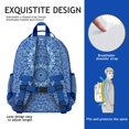 thumbnail image 2 of Waterproof School Backpack with Mandala Design - Ergonomic Travel Daypack for Teens, Breathable Padded Backpack with Chest Strap, Durable Geometric Pattern Book Bag for Students, 2 of 5