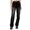 Black, variant on Sngxgn Women's Curvy Bootcut Mid-Rise Stretch Jeans(Black,L)