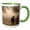 Green/White, variant on 3drose, the Old Oak and the Steed, 15oz Mug