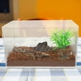 thumbnail image 5 of Monyance leopard gecko tank Acrylic Reptile Terrarium Hermit Crab Spider Habitat Cage 25x15cm(9.84X5.91X5.91Inches), 5 of 10