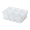 thumbnail image 1 of Wartleves Caja de almacenamiento para refrigerador, 6 rejillas, escurridor, cajón para cebollas, B4 Season G1KD, 1 of 1