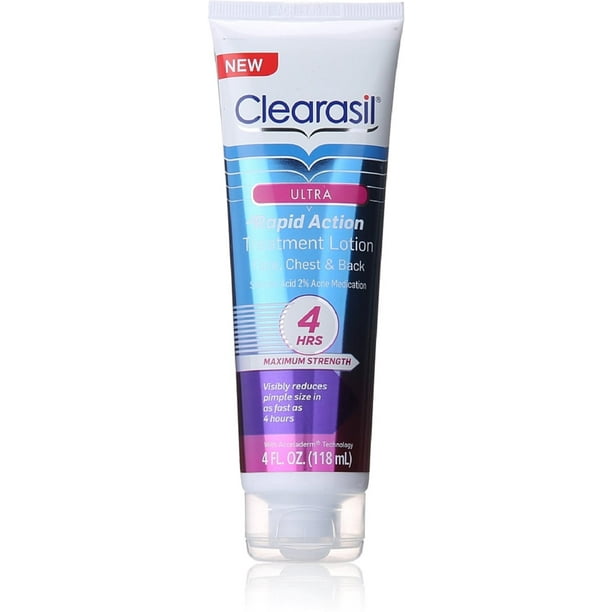 Kollektive type sælge Clearasil Ultra Rapid Action Treatment Lotion 4 oz (Pack of 6) - Walmart.com