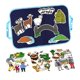 thumbnail image 1 of Tablero de cuentos de fieltro para niños y niñas de 3 años en adelante, juego de guardería sensorial plegable y portátil, regalos del Día cabra, 1 of 8