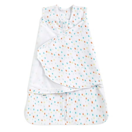 Halo◦SleepSack◦ Swaddle, Micro-Fleece, Confetti, Infant, Unisex, Small, 3-6 Months