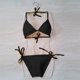 thumbnail image 5 of Conjunto de Bikini Acolchado sin Mangas, Traje de Baño de Corte Alto para la Playa Y la Piscina, 5 of 6