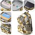 thumbnail image 4 of White Sunflower Backpack for School,Cute School Bag,Schoolbag with Adjustable Shoulder Straps & Padded Back,16.9 Inch, 4 of 5