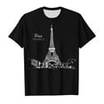 thumbnail image 4 of FhsagQ Girls Shirts Size 14 16 Pack Kid Printed Casual Short Sleeve Top T Shirt Girls Tops Size 7 Girls Shirts Size 8 Black 11-12 Years, 4 of 5