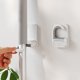 thumbnail image 5 of 3 ganchos adhesivos de pared para fregona, sin perforaciones, para el baño (blancos), 5 of 7