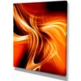 thumbnail image 2 of Orange Abstract Warm Fractal Design - Abstract Wall Art Canvas, 2 of 3