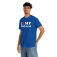 thumbnail image 3 of Mens I Love My Girlfriend T-Shirt Valentines Day Cotton Tee Gift Joke, 3 of 6