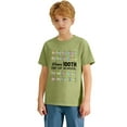 thumbnail image 3 of XAOFW Kids T-Shirts Boys 100Th Day Of School Letter Princool Youth Children Blend Short Sleeve Crew Neck Comfortable Stylish Holiday Vacation Top, 3 of 7