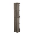 thumbnail image 2 of Home Source  Stone Grey Enclosed Corner Cabinet, 2 of 6