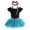 Black-Anna, variant on Baby Girls Princess Outfit Halloween Christmas Carnival Cosplay Fancy Dress up Romper + Headband Birthday Party Bodysuit Ballet Dancewear