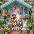 thumbnail image 5 of Meggemo Easter Door Banner Backdrop Cloth Bunny Egg Themed For Home Entryway Porch Indoor Outdoor Festive Holiday Decor, 5 of 6