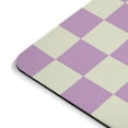 thumbnail image 3 of Mousepad Lavender Checkerboard Aesthetic Grid Pattern Design, 3 of 6